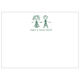 Custom Flat Note Cards with Your 1-Color Artwork - Raised Ink Image 3 of 6